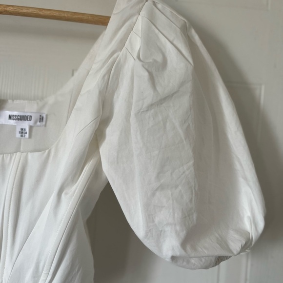 MISSGUIDED White Puff-Sleeve Blouse - Picture 10 of 10